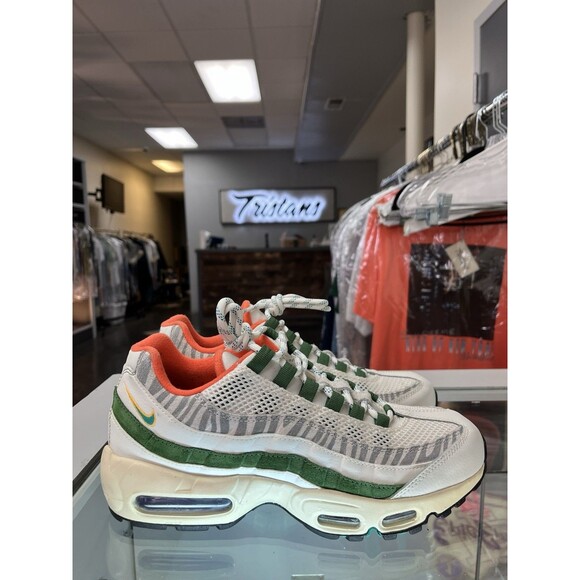 Nike Air Max 95 Era Safari Green Shoes CZ9273-100 Men’s Size 9 Pre-owned Mint